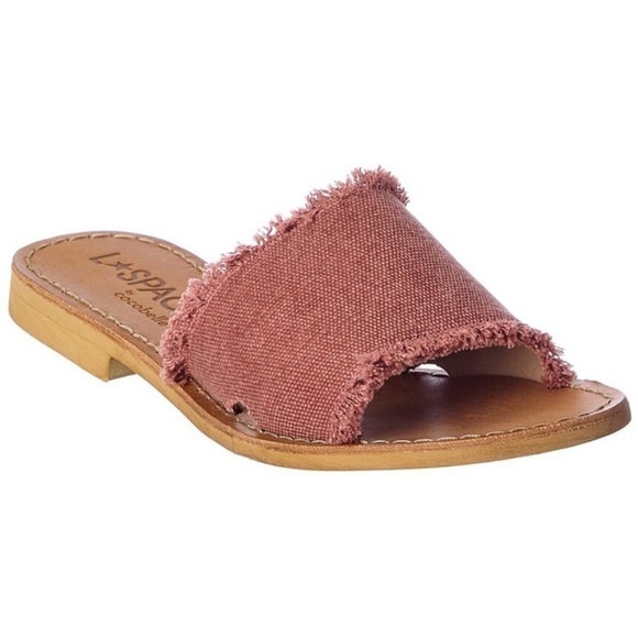 L*Space by Cocobelle Pink Canvas Slides - Picture 15 of 15